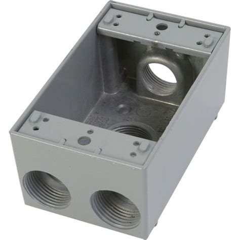 electrical box 1 inch zinc plug|Weatherproof Outlet Box Closure Plug, Zinc Die.